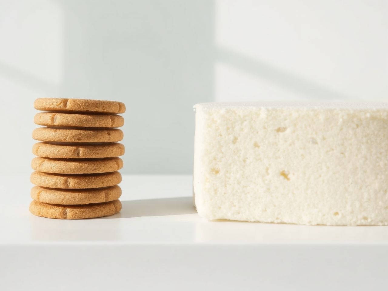 A kekszalap ropogós, a piskóta puha textúrát ad.