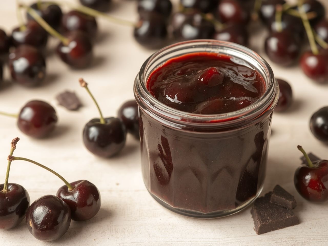 A kézműves csokis meggylekvár tökéletes ajándék Valentin-napra!