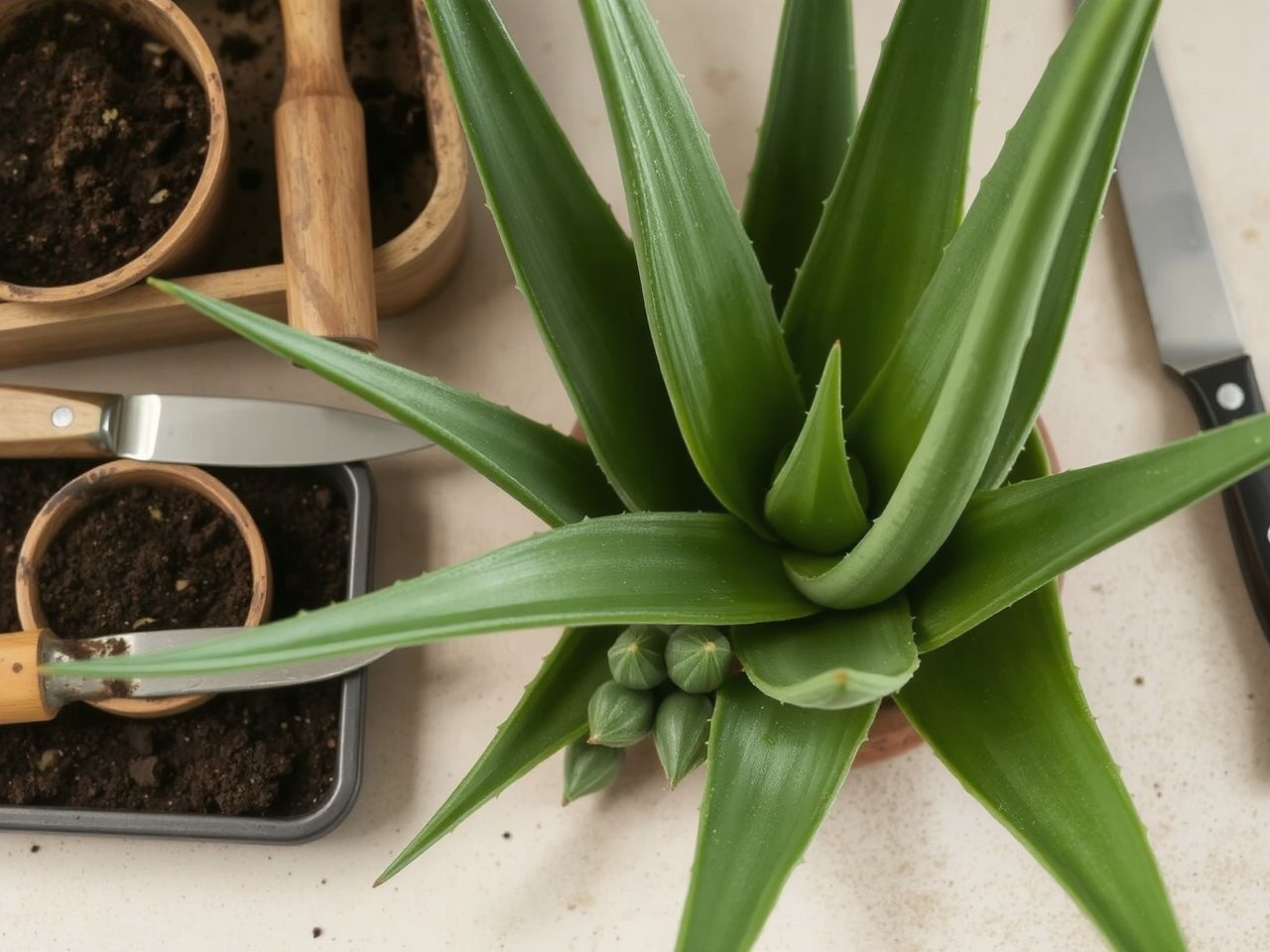 Az aloe vera dugványozással és magvetéssel is szaporítható.