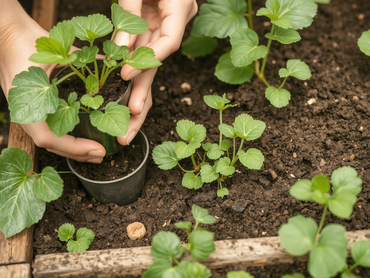 Az uborkapalántákat szellős, napos helyre ültessük át.