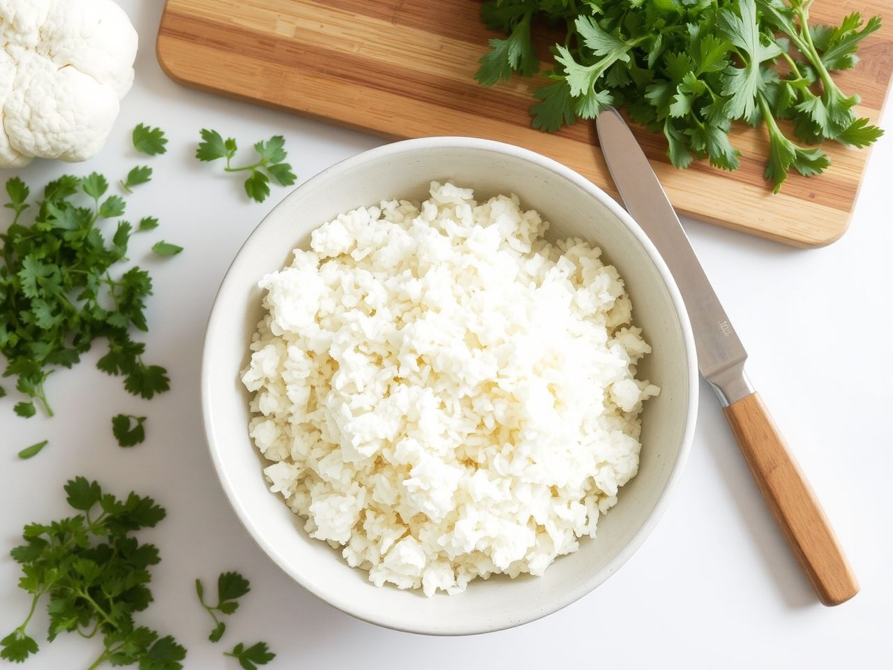 A karfiolrizs fagyasztva is megőrzi frissességét és állagát.