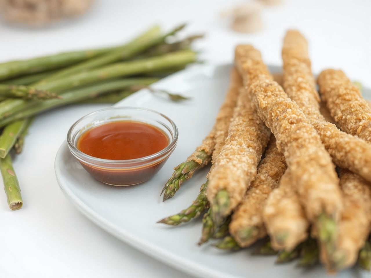 Friss fehérbor harmonizál legjobban a ropogós rántott spárgával.