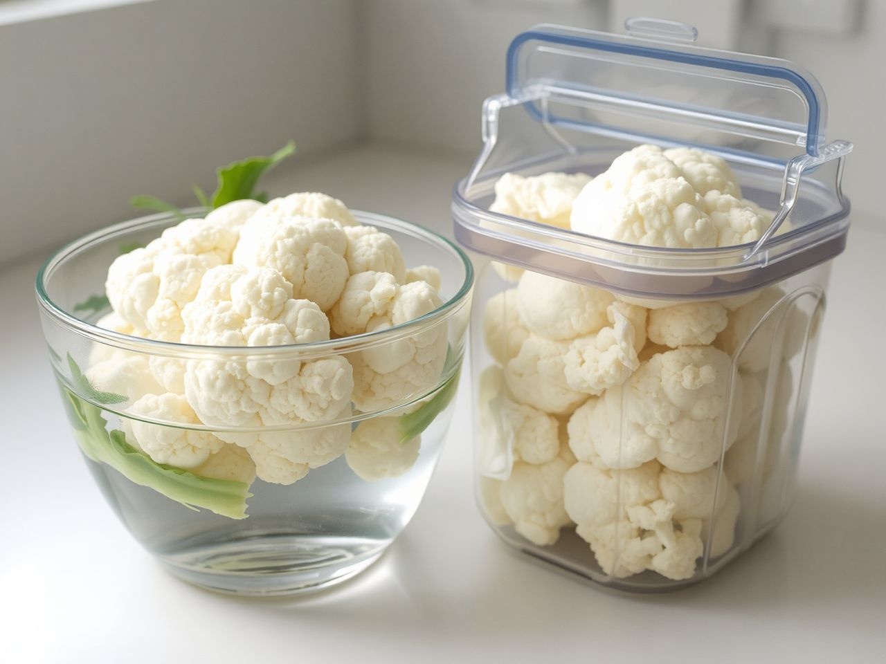 A gyors felengedés megőrzi a karfiol ropogósságát és frissességét.