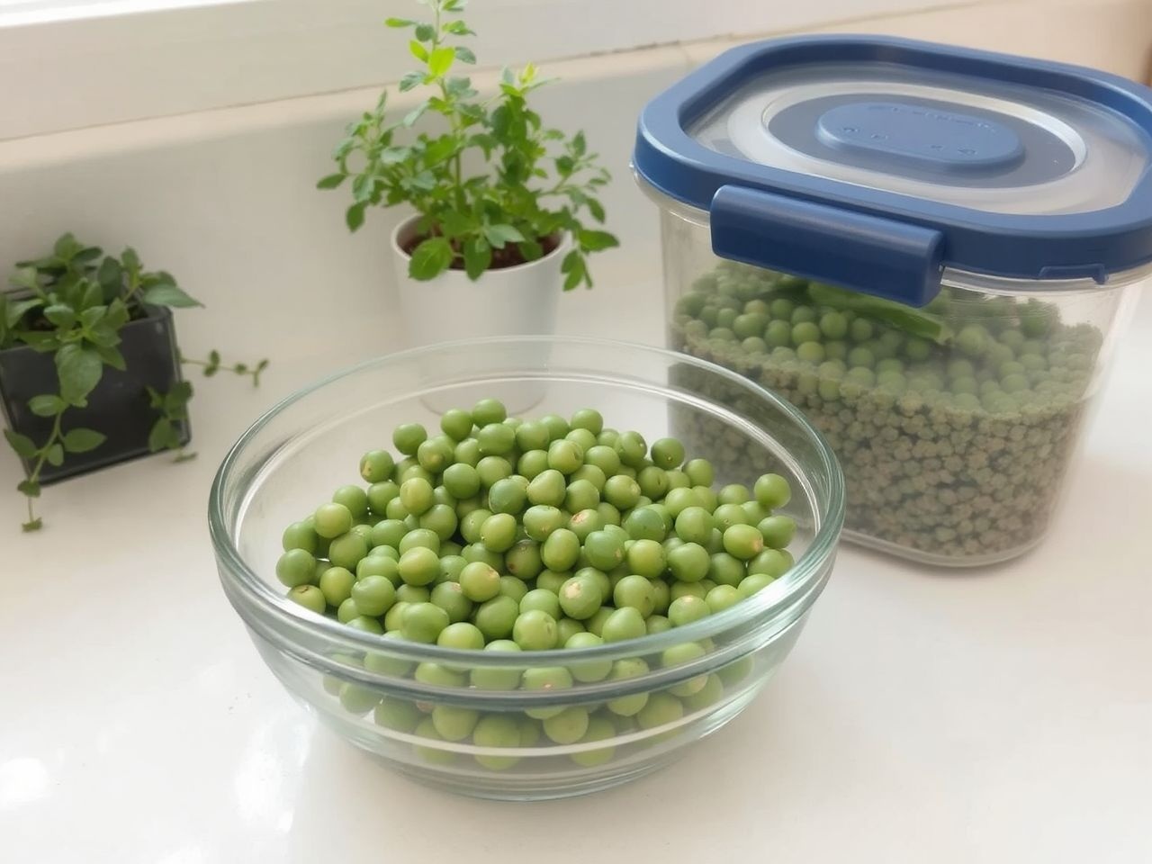 Az otthoni fagyasztás megőrzi a zöldborsó tápanyagtartalmát.