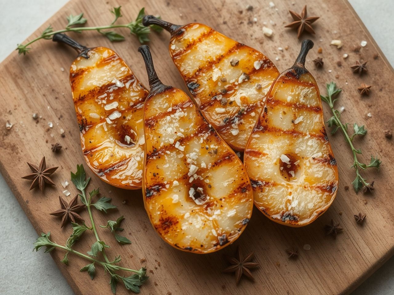 Az édes körte pikáns fűszerekkel tökéletes harmóniát alkot.