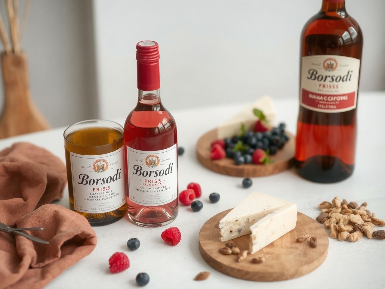 A Borsodi Friss Málna-Áfonya remekül passzol könnyű salátákhoz.