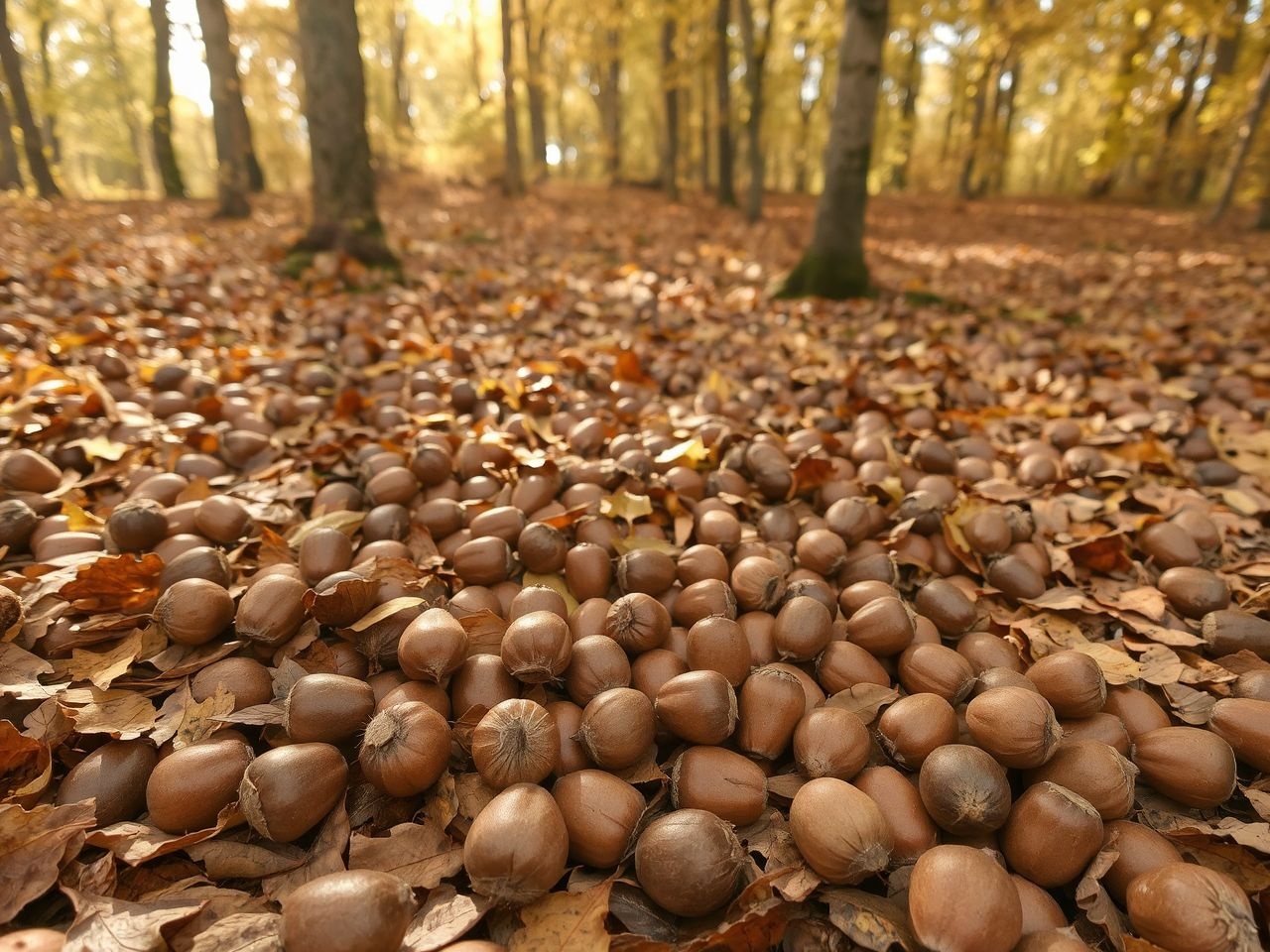 A gesztenyeszedés közös élmény a gyerekeknek és szülőknek.