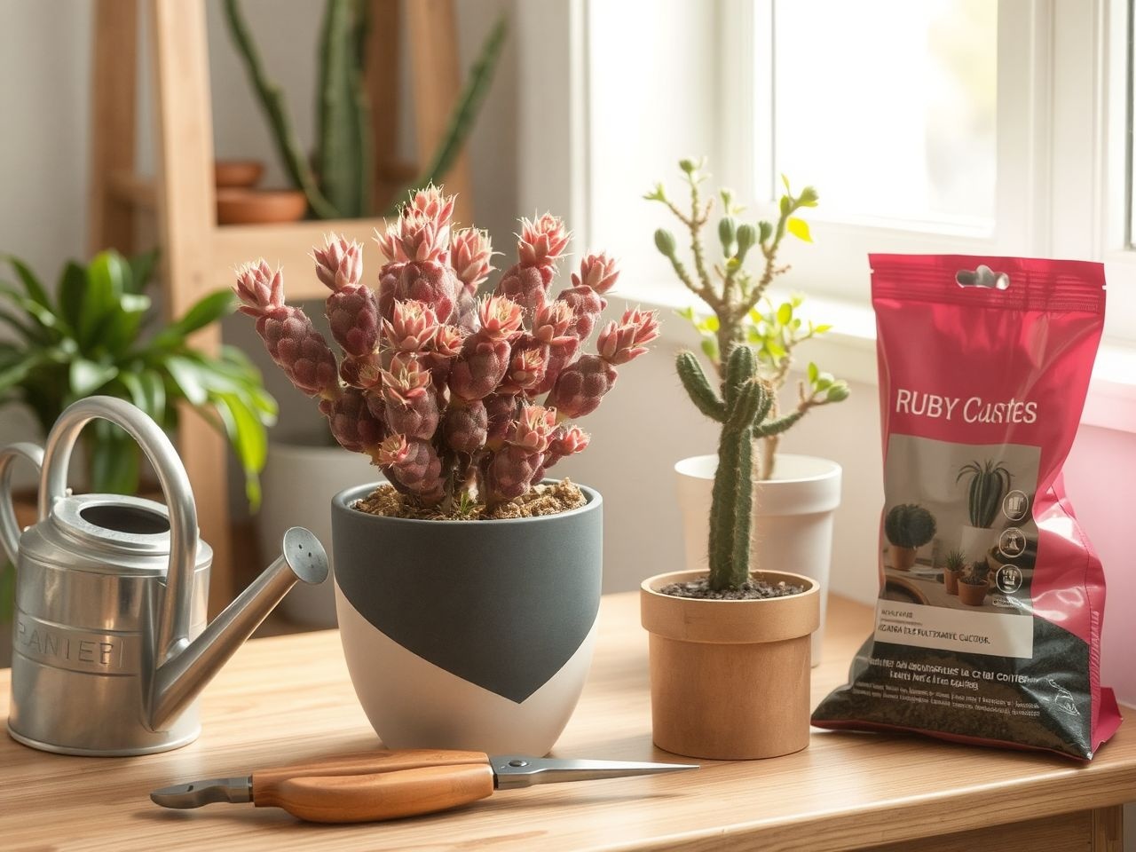 A gondozási táblázat segít optimális öntözést és világítást biztosítani.