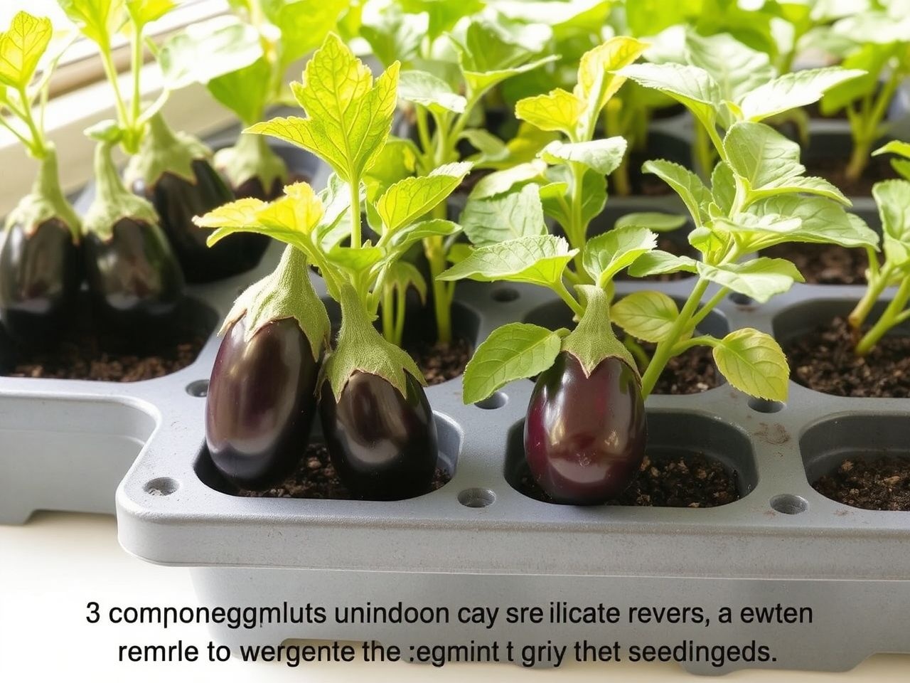 A túl sűrű vetés gyakori hiba a palántanevelésnél.