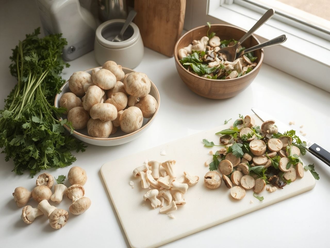 A gomba gazdag D-vitaminban, salátákba könnyen beilleszthető.