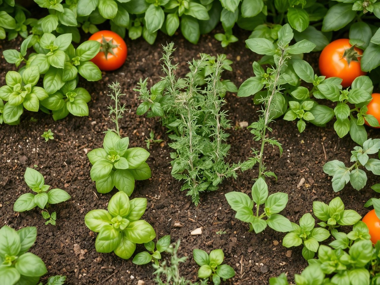 A rozmaring elűzi a levéltetveket, természetes kártevővédelem.