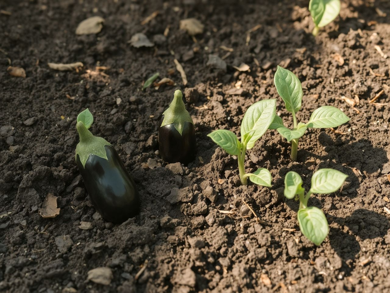 A hosszú távú talajgazdálkodás növeli a padlizsán hozamát.