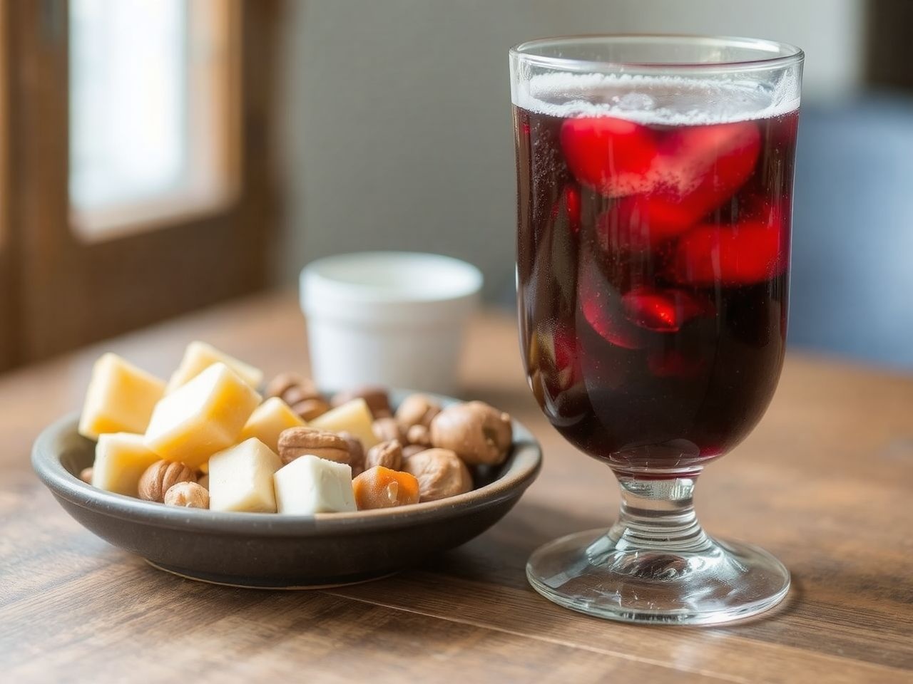 A Dreher Hidegkomlós Meggy frissítő gyümölcsessége könnyű ételekkel harmonizál.