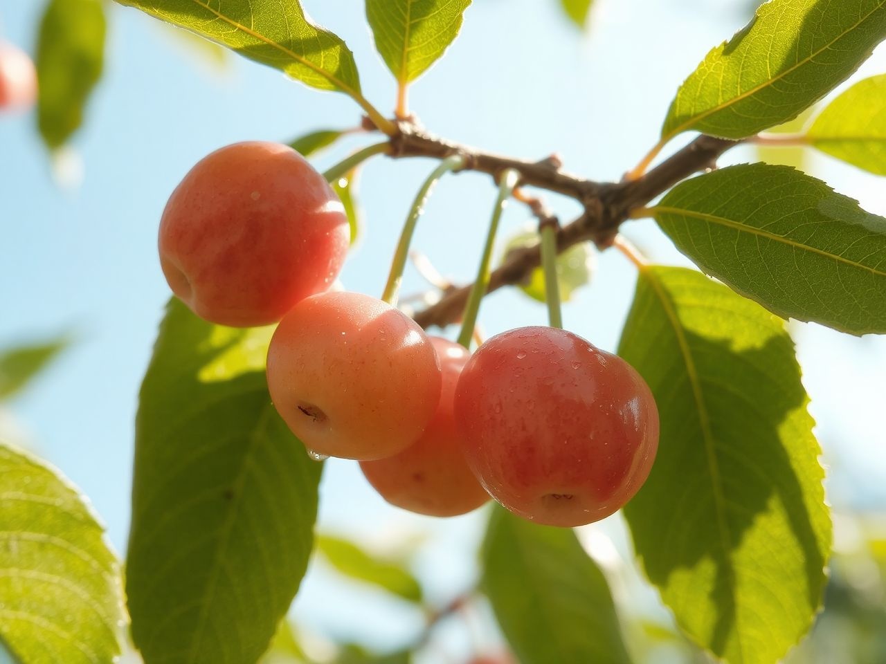 A korai cseresznyefajták a meleg tavaszi klímát kedvelik.