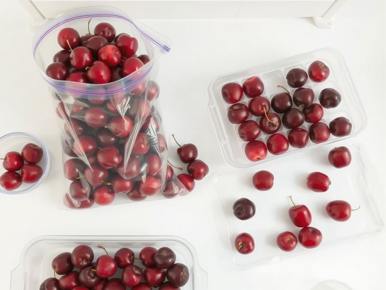 A gyorsfagyasztás megőrzi a cseresznye ízét és állagát.