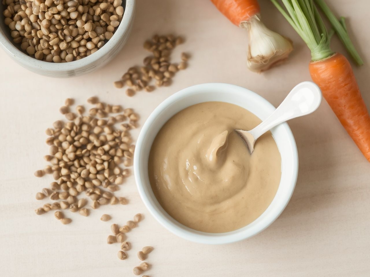 A lencse BLW étrendben könnyen formázható puha péppé főzve.