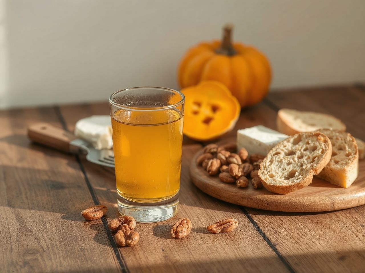 A sütőtök pálinka fahéjas süteményekkel a legjobb választás.