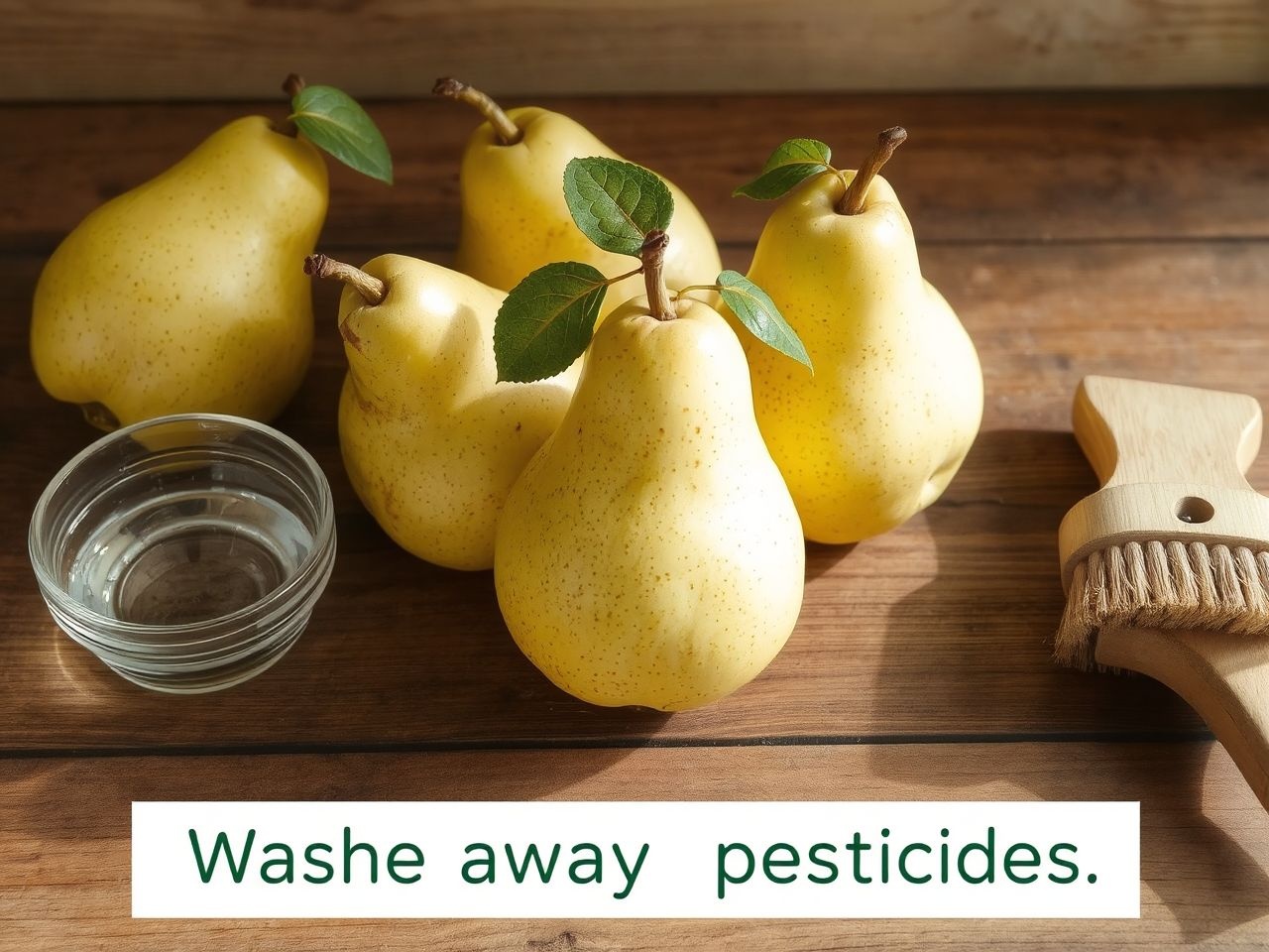 Az organikus körte kevesebb peszticidet tartalmaz, egészségesebb választás.