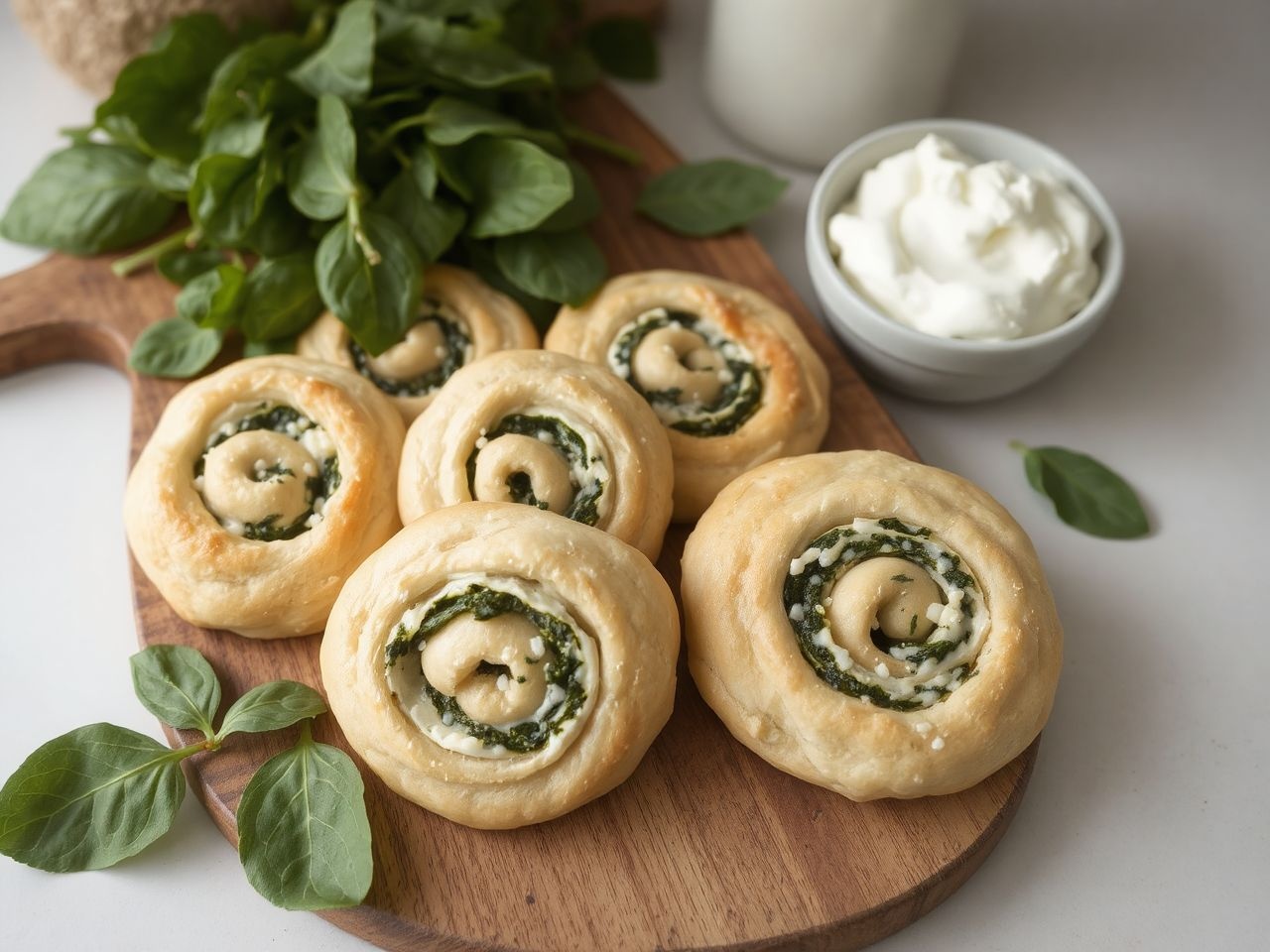 A rikotta és spenót tökéletes ízkombináció a csigákban.