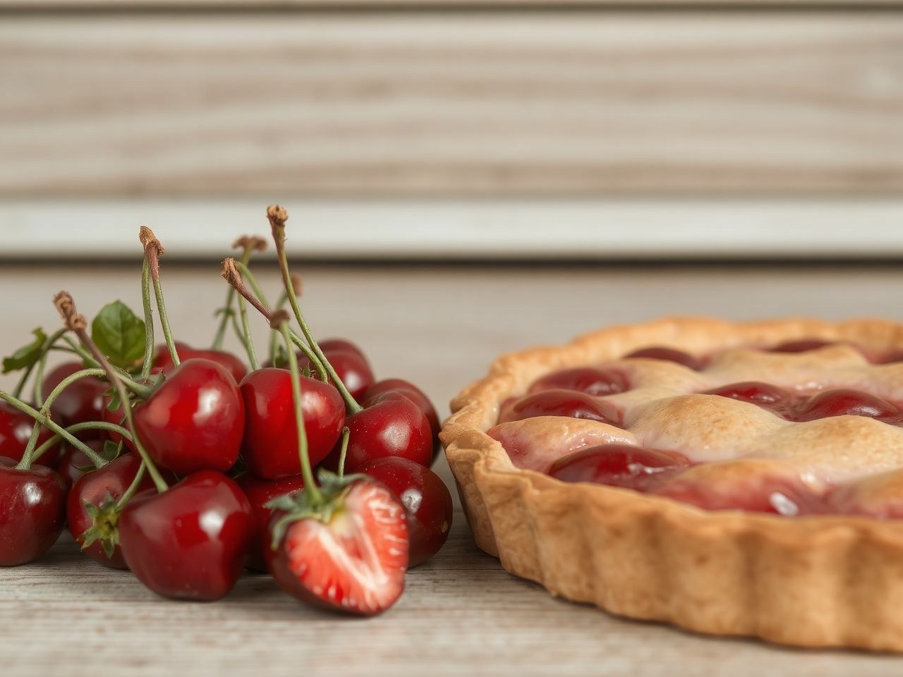 A legjobb idő a meggyes pite készítésére június eleje.