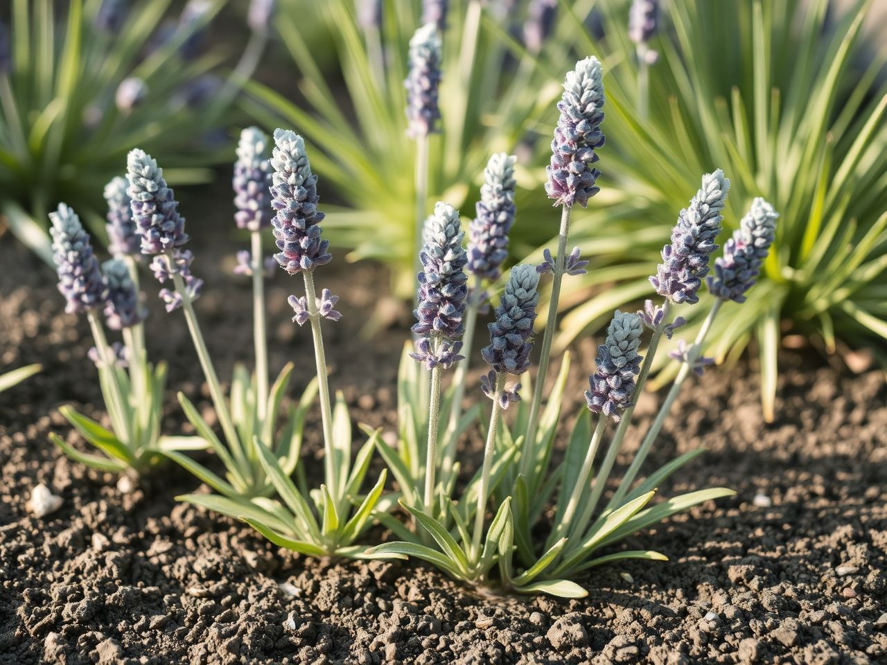 Tavasszal metsszük vissza a levendulát a jobb növekedésért.