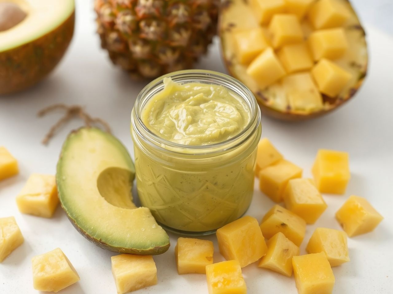 A trópusi avokádólekvár mangóval egzotikus, édes ízélményt kínál.