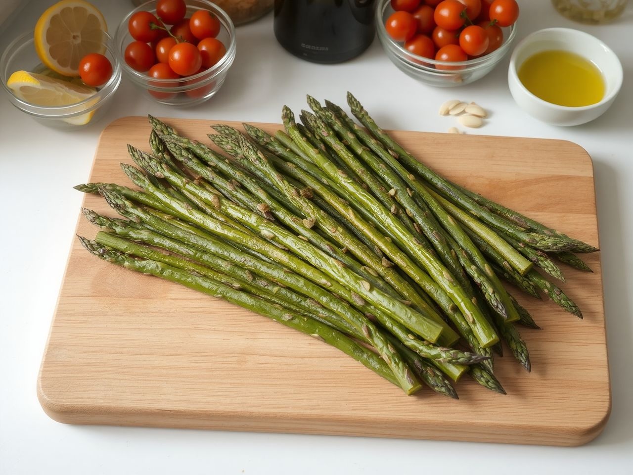 A spárgához pirított mandula vagy feta sajt tökéletes kiegészítő.