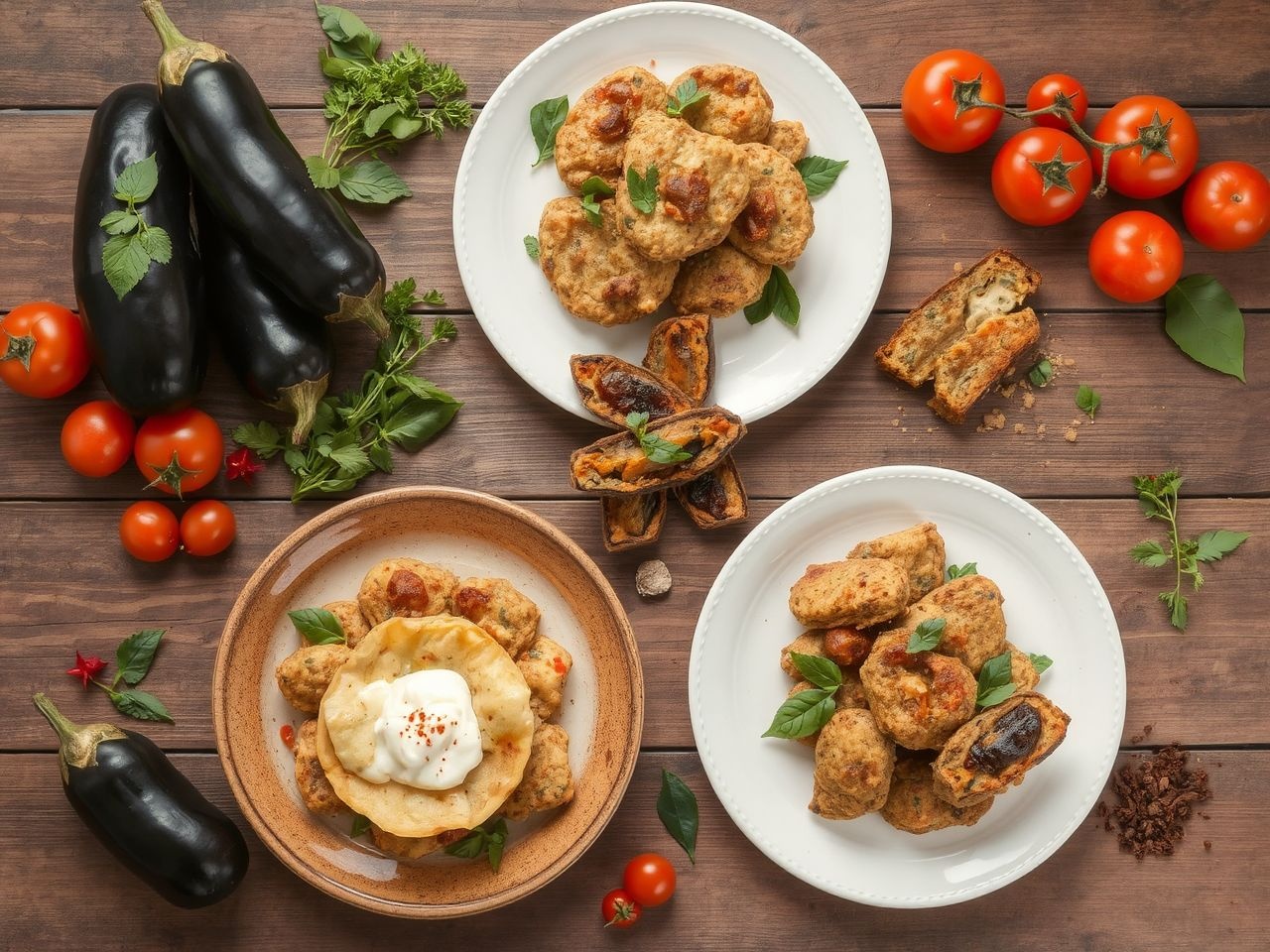 A muszaka változatai régiónként eltérő alapanyagokat használnak.