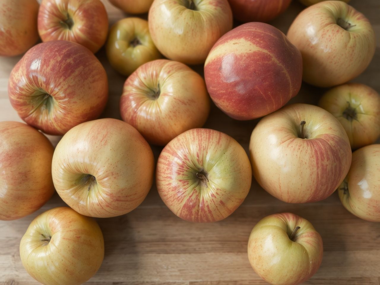 A Jonathán és a Golden Delicious ideális friss fogyasztásra.