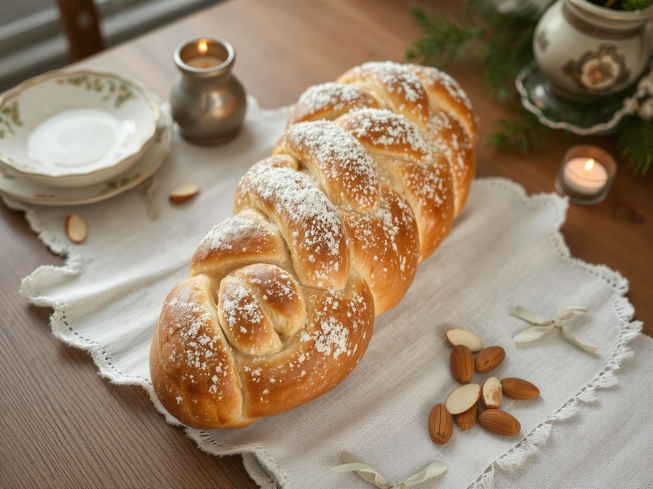 A kalács hagyományosan ünnepi asztalon frissen kínálva tündököl.