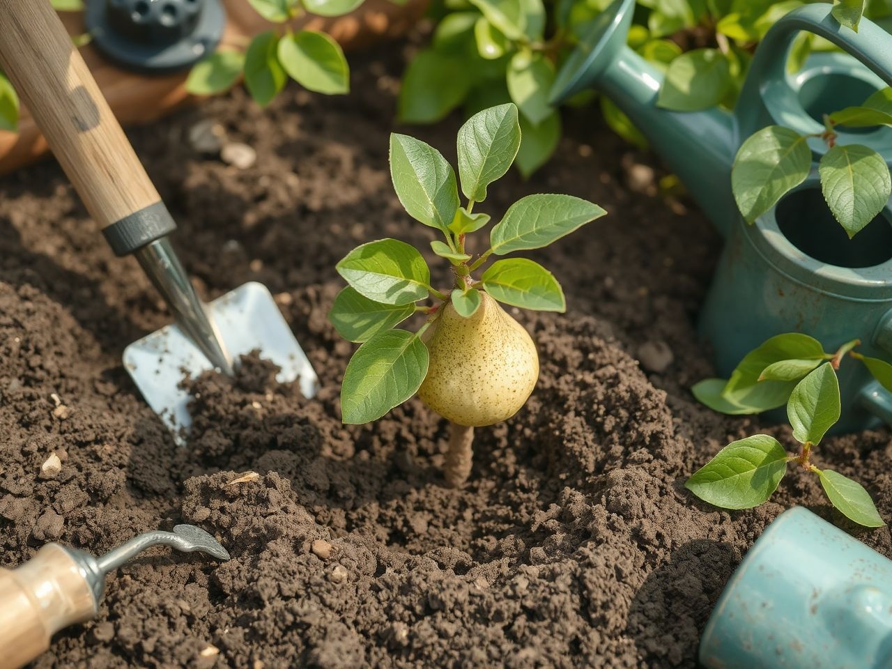 A körtefa ültetésénél fontos a mély, tápanyagban gazdag talaj.