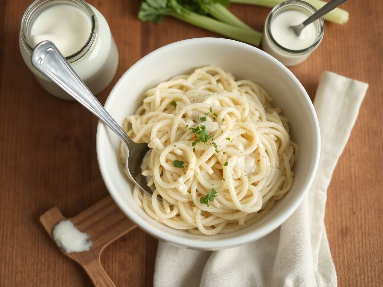 A krémes zeller alapízesítőként gazdagítja a tészta ízeit.