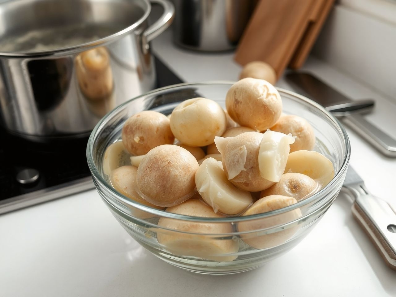 A krumplit hideg vízben kezdve, egyenletes főzést érhetsz el.