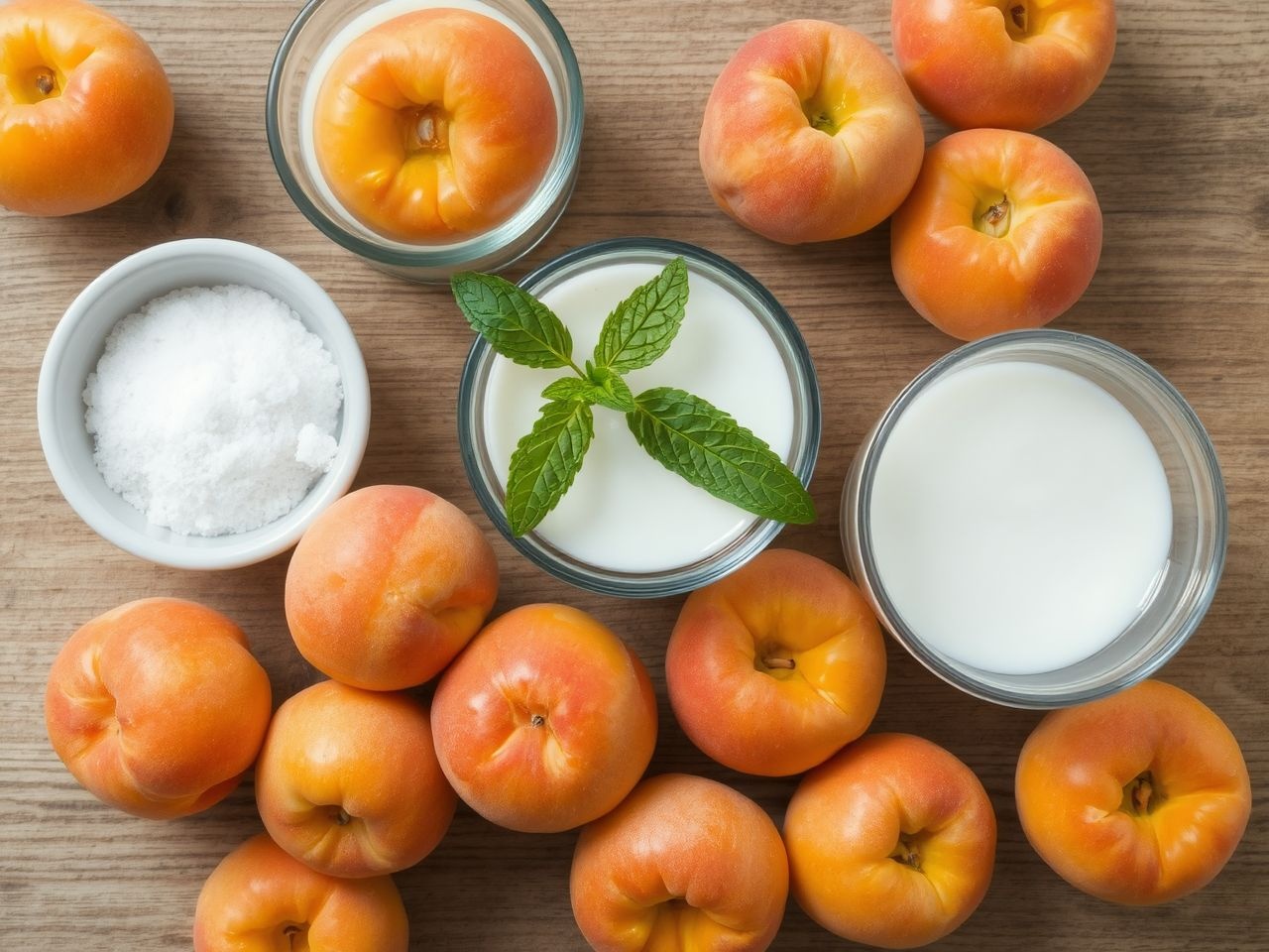 A minőségi alapanyagok garantálják a krémes sárgabarack fagylaltot.