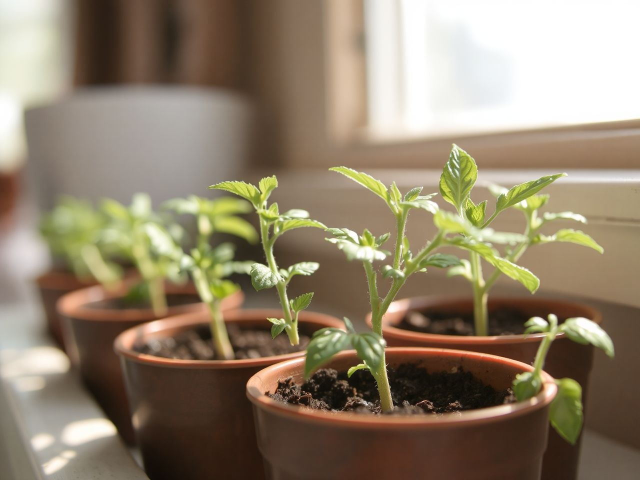 A palánták rendszeres öntözése erős gyökérzetet és egészséget biztosít.