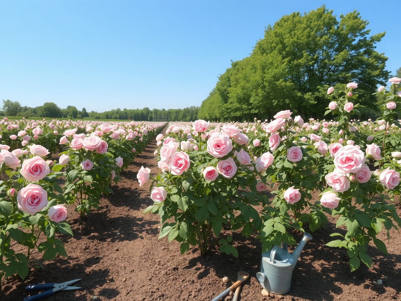 Szőregi rózsaültetvények évente több millió szálat termelnek.