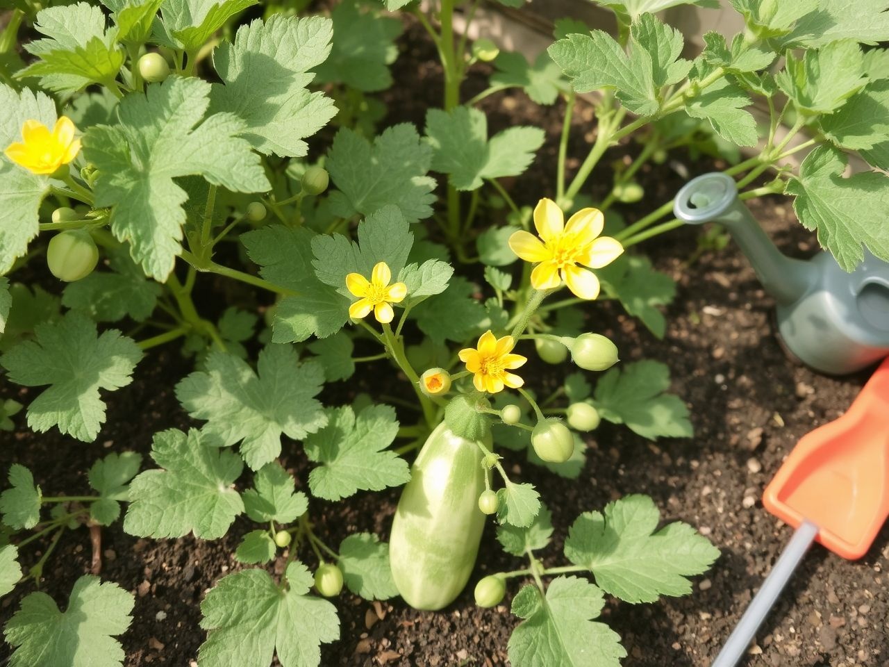 A sonkatök meleg, napos helyen terem legjobban.