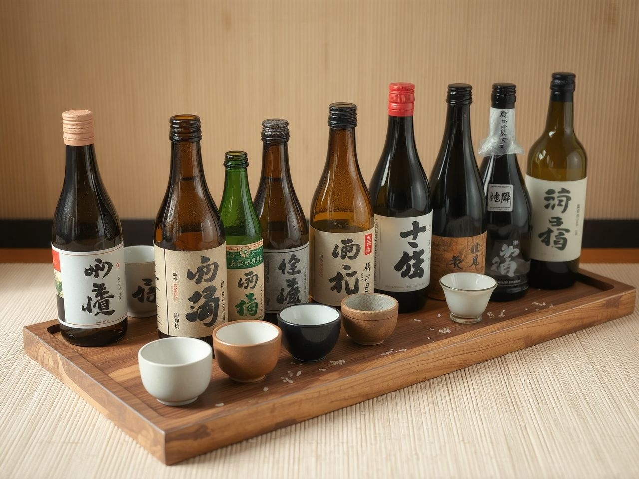 A szaké többféle típusban létezik, különböző érlelési módokkal.