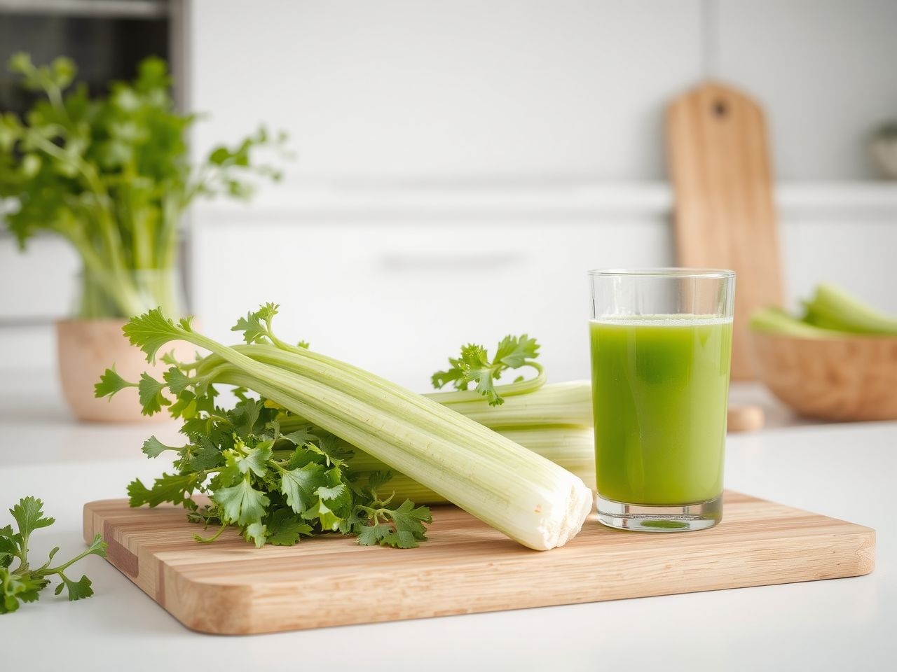 A szárzeller üdítő smoothie-k és saláták ízletes alapja.