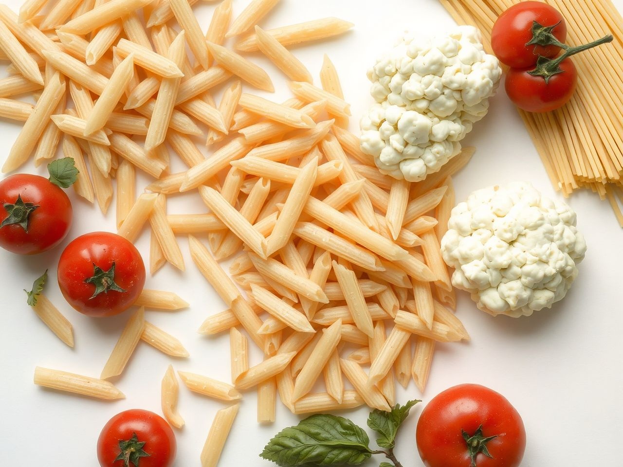 A durum tészta a paradicsomos-karfiolos fogáshoz a legjobb választás.