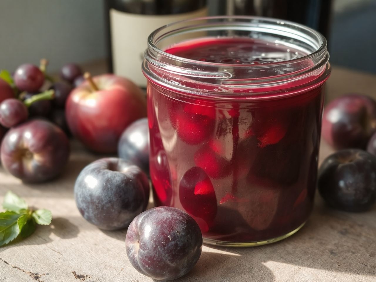 A vörösboros szilvazselé egyedi, elegáns gasztronómiai ajándék.