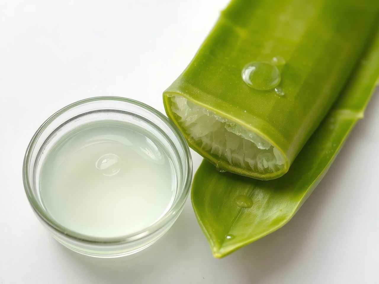 Az aloe vera arcpakolás természetes hidratálást és bőrvédelmet nyújt.