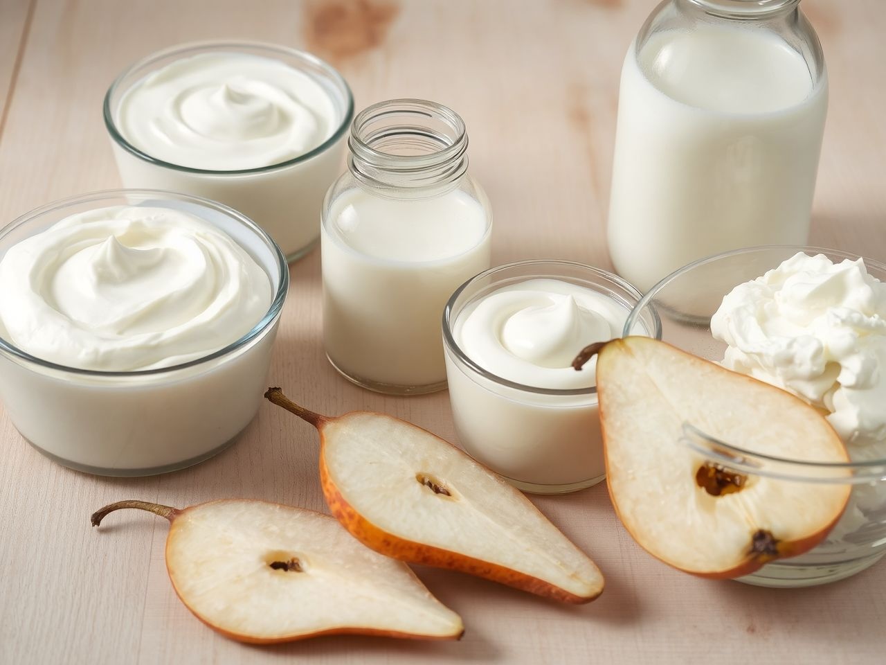 A tejtermékek gazdagítják az alapkrém krémességét és ízét.