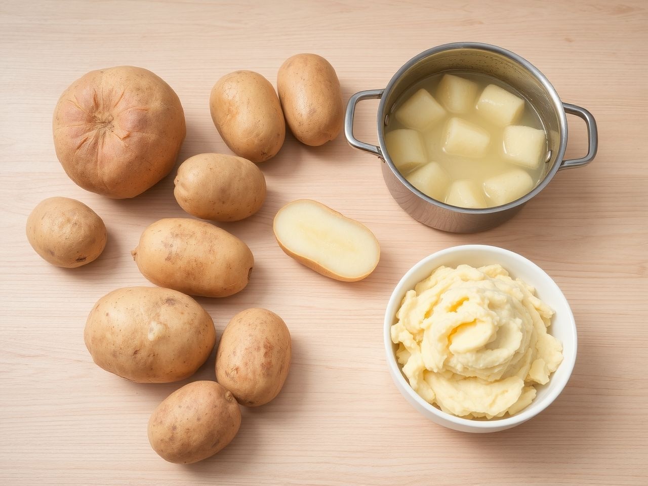 A főzés csökkenti a C-vitamin tartalmat a burgonyában.