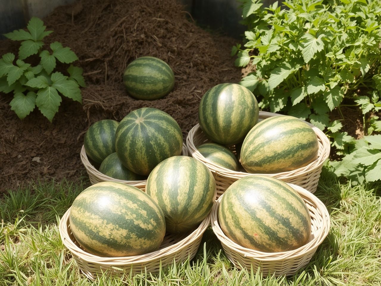 A dinnye érettségét a héj színe és húsa alapján ítéljük meg.