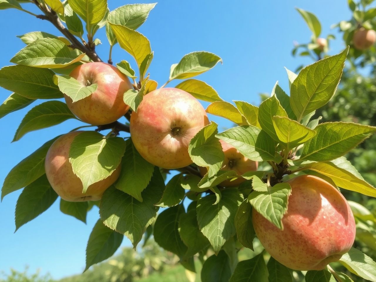 Az ellenálló almafajták kevesebb vegyszerhasználatot igényelnek.