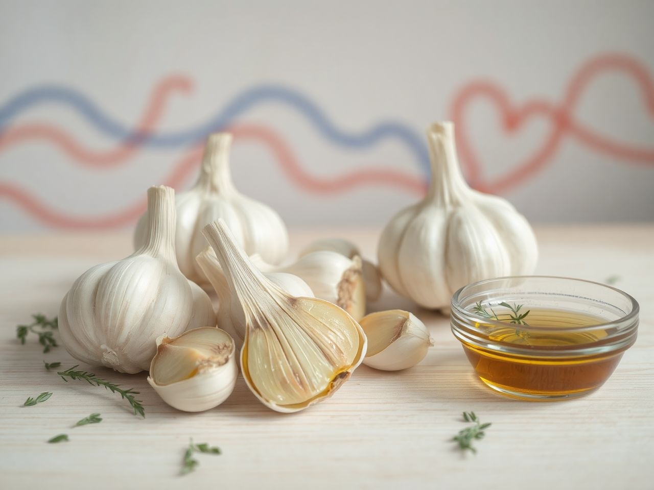 A fokhagyma csökkenti a vérnyomást és javítja az erek állapotát.