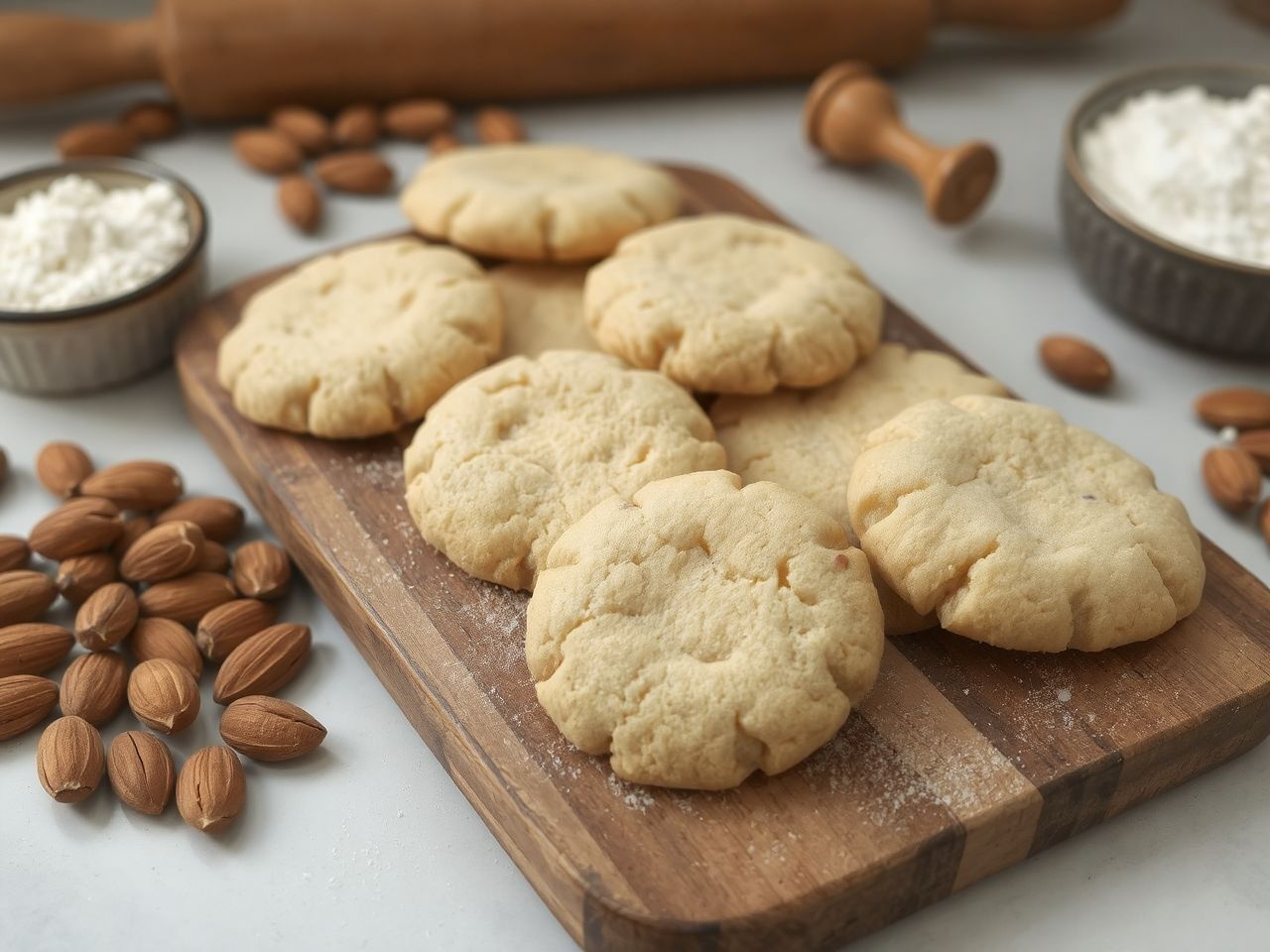 A tészta hidegen, gyors mozdulatokkal nyújtható vékonyra.