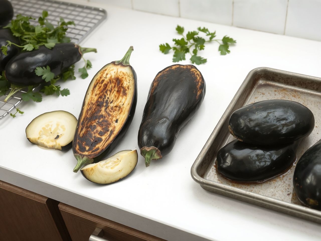 A túlzásba vitt sózás keserűvé teheti a sült padlizsánt.