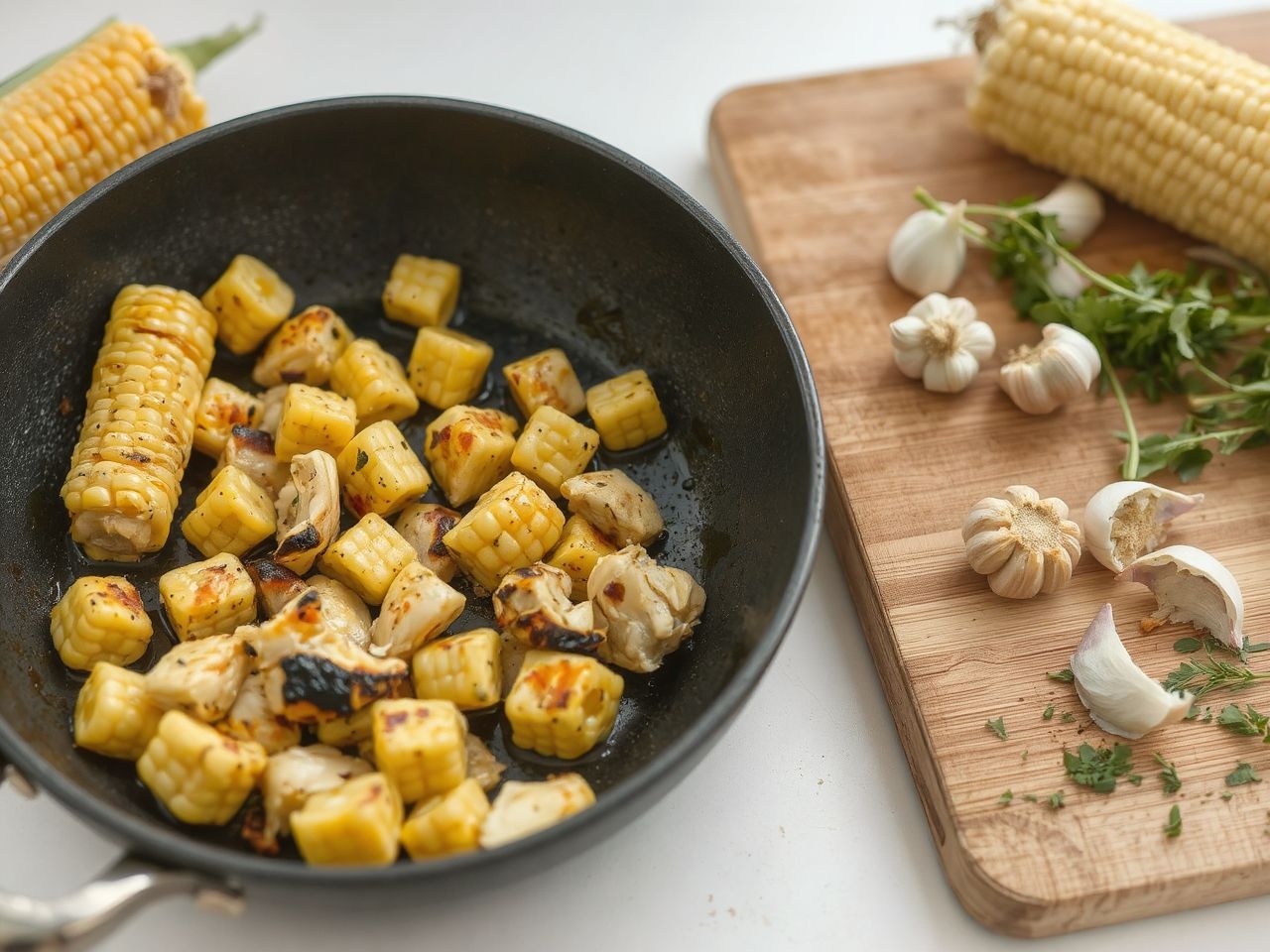 A túl magas hő megégeti a csirkét, íze keserű lesz.